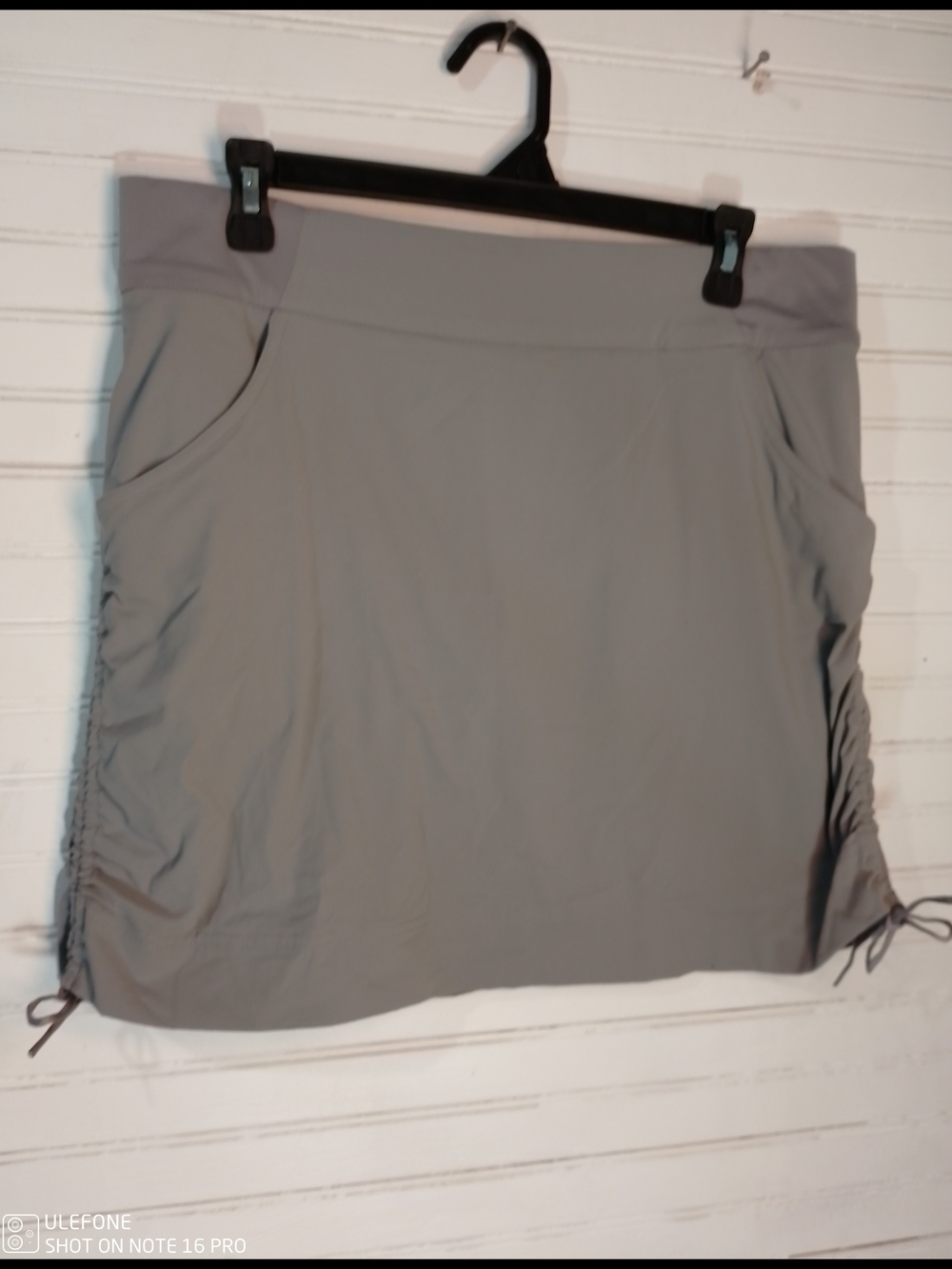Columbia Light Gray Athletic Mini Skirt
